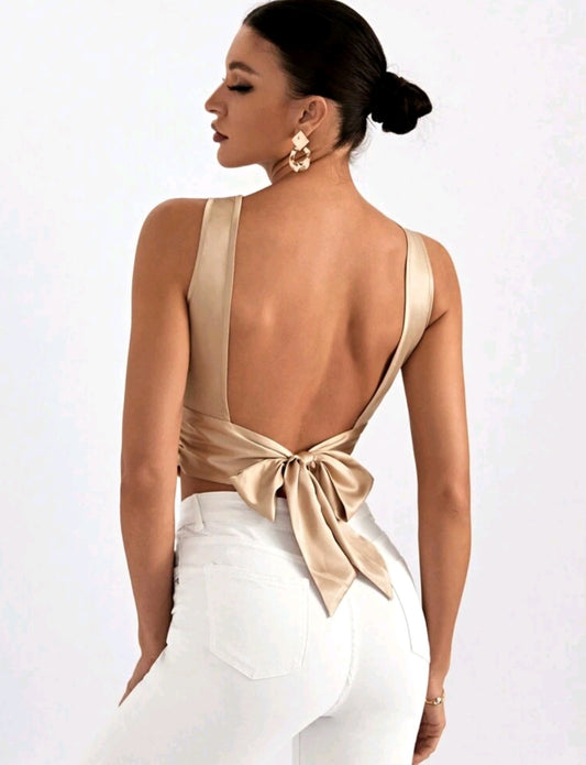 Top de amarrar Dorado