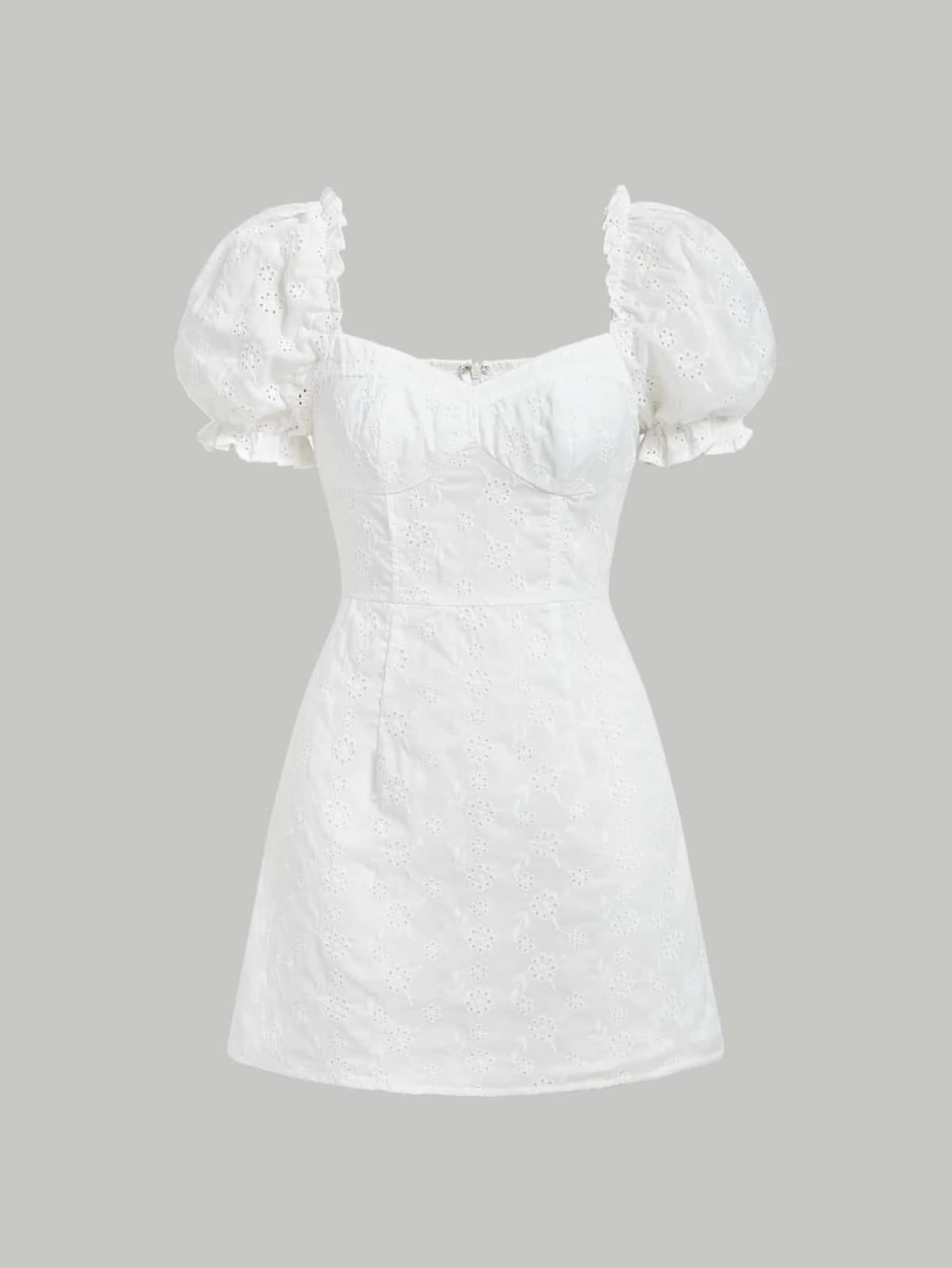 Vestido Blanco con mangas