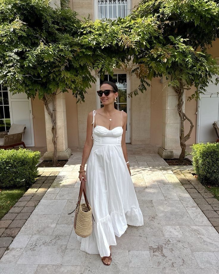 Vestido Blanco Estilo Zara