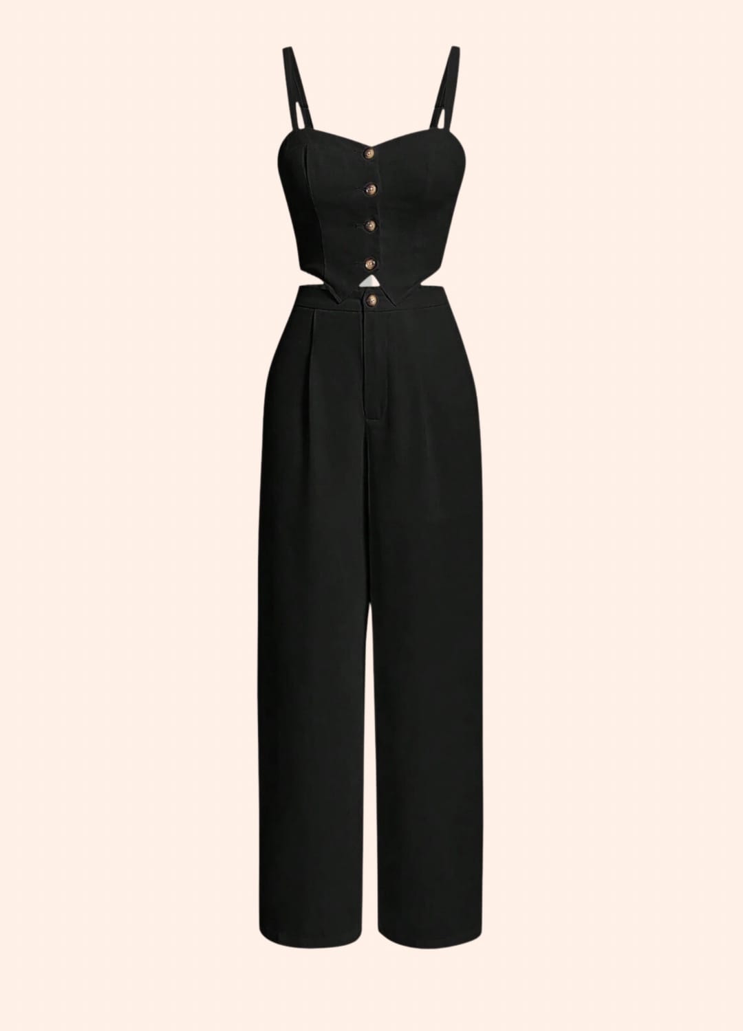 Conjunto Negro Botones