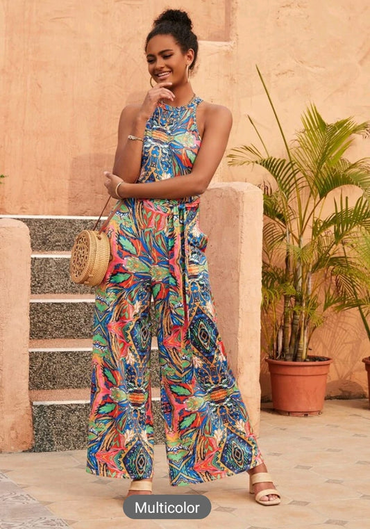 Jumpsuit estampado de colores