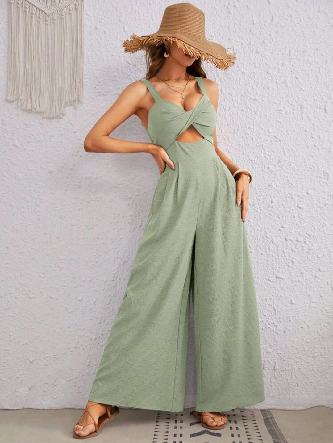 Jumpsuit Verde menta
