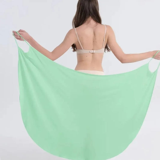 Salida de baño verde