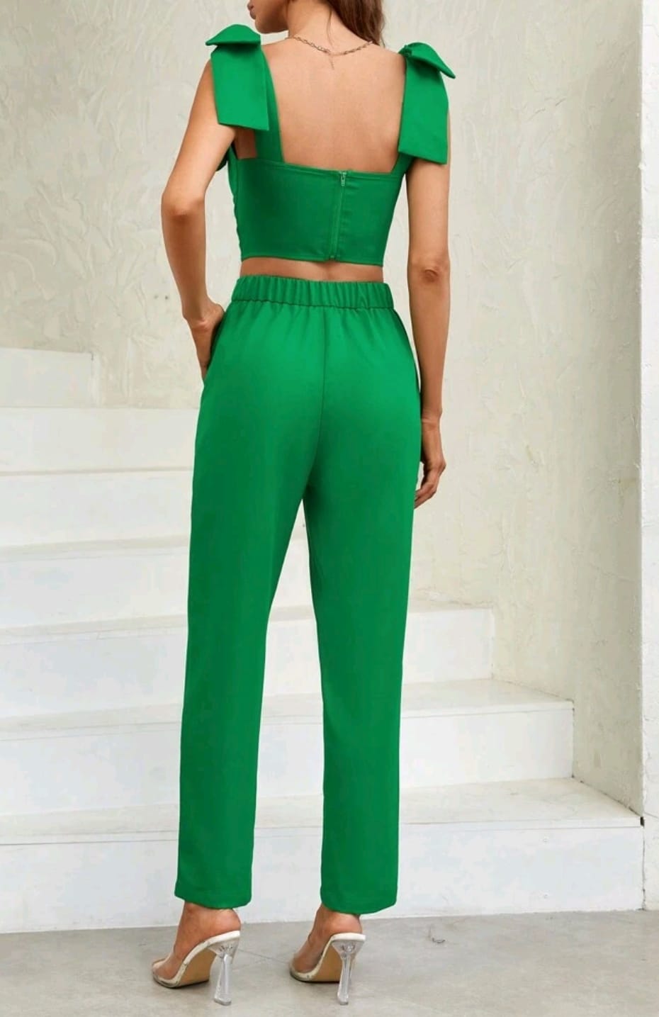 Conjunto Verde Pantalón Lazo