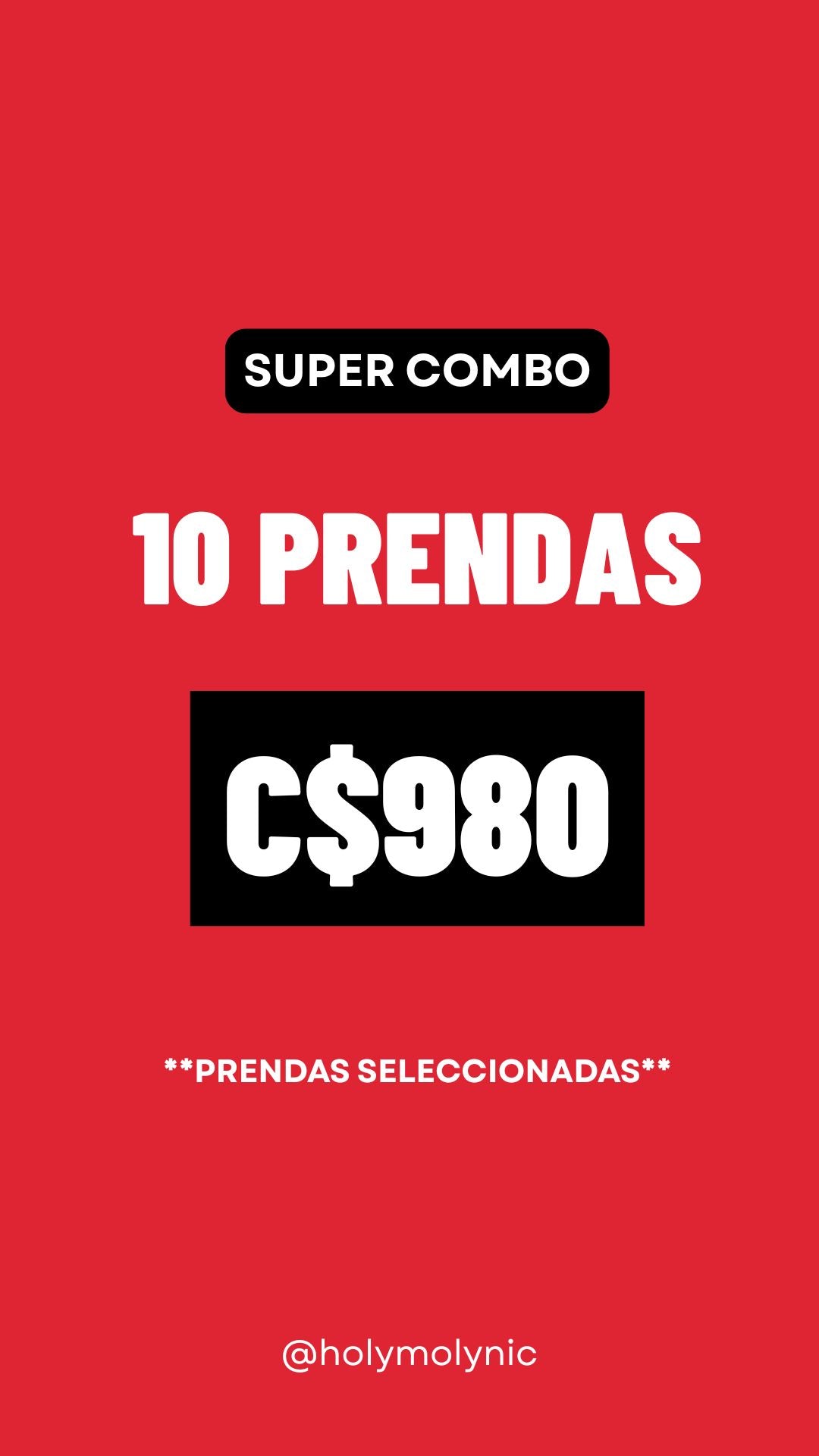🔥10 Prendas x C$980