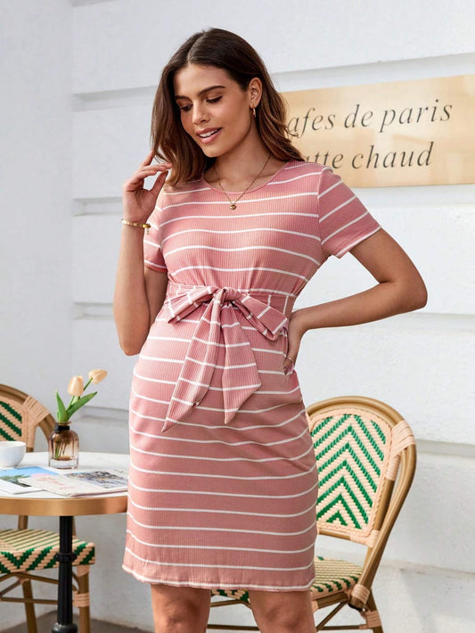 Vestido Maternidad Rosa