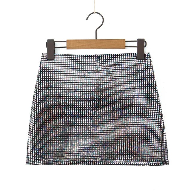 Short brillante tipo disco