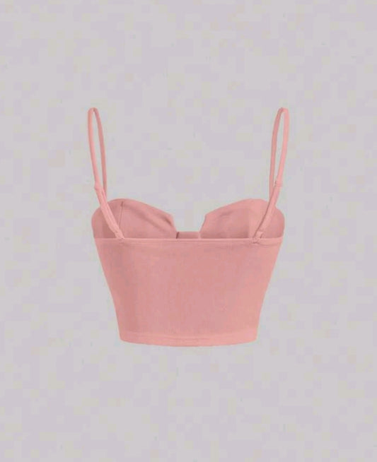 Top de tirantes Rosa