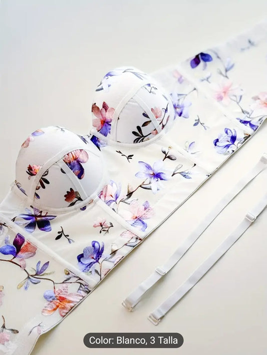 Top Cosert Blanco Estampado