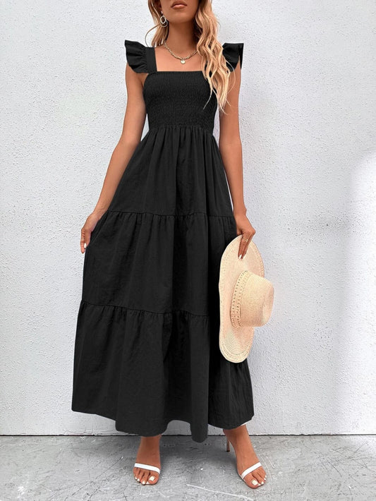 Vestido Maxi Negro – Fresco, Atemporal y Perfecto para el Verano