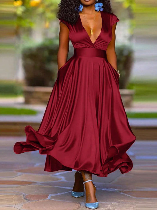 Vestido rojo elegante