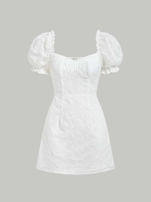 Vestido Blanco con mangas