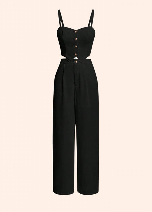 Conjunto Negro Botones