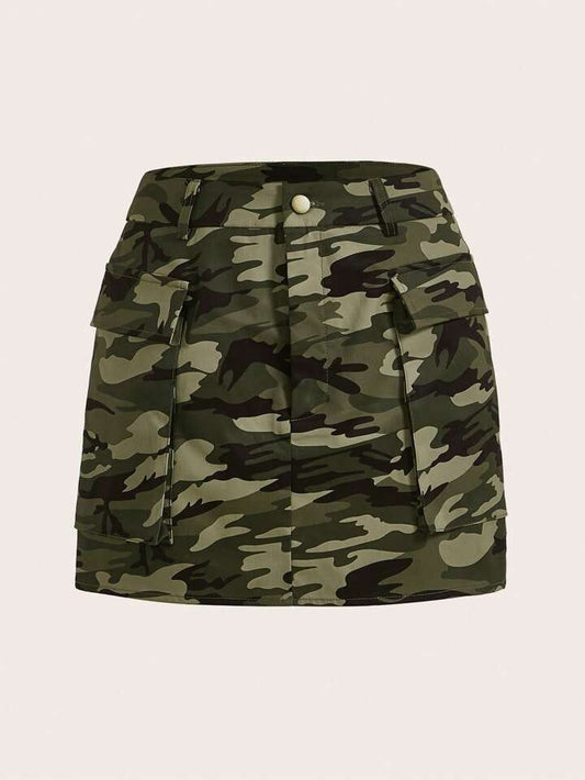 Falda Cargo Militar