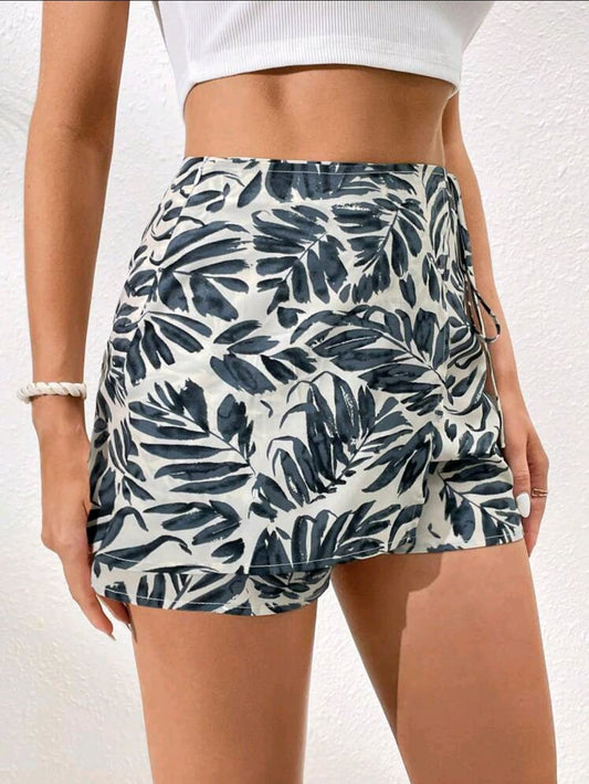 Skort Estampado Hojas