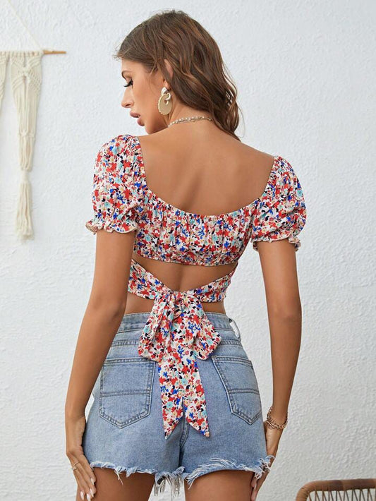 Crop top Print Colores