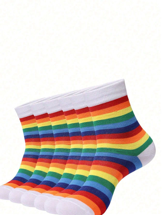 Calcetas con arcoiris