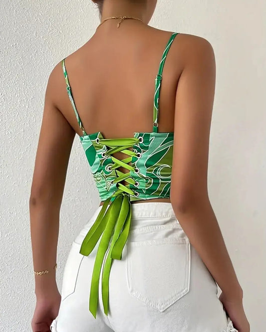 Top Corset Verde