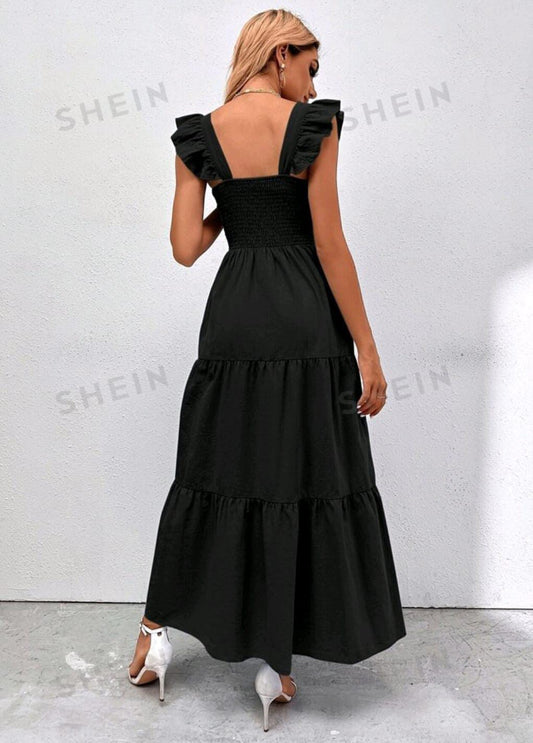 Vestido Maxi Negro – Fresco, Atemporal y Perfecto para el Verano