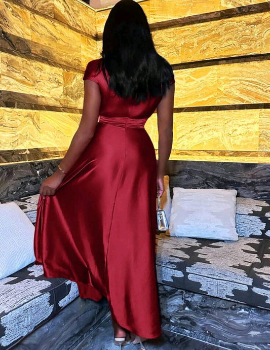 Vestido rojo elegante