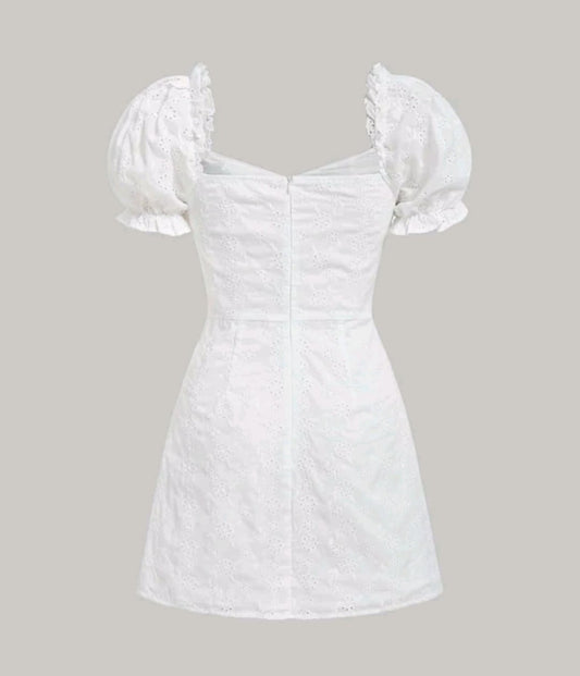 Vestido Blanco con mangas