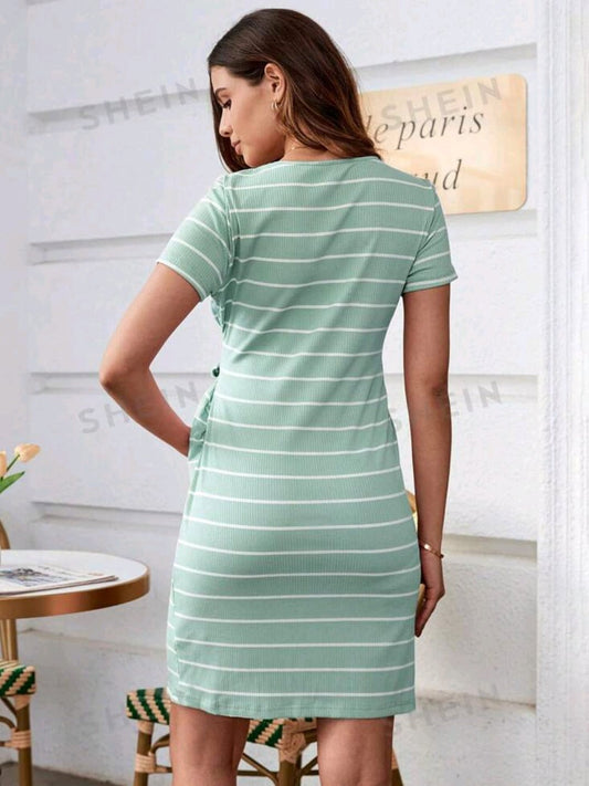 Vestido Maternidad Verde