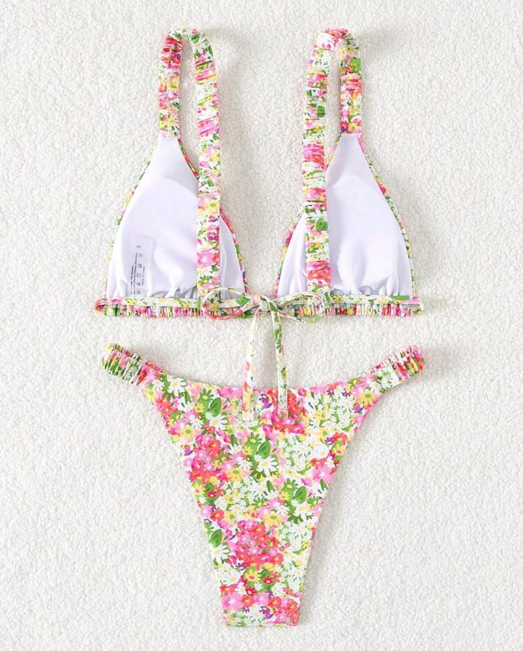 Traje de baño estampado floral