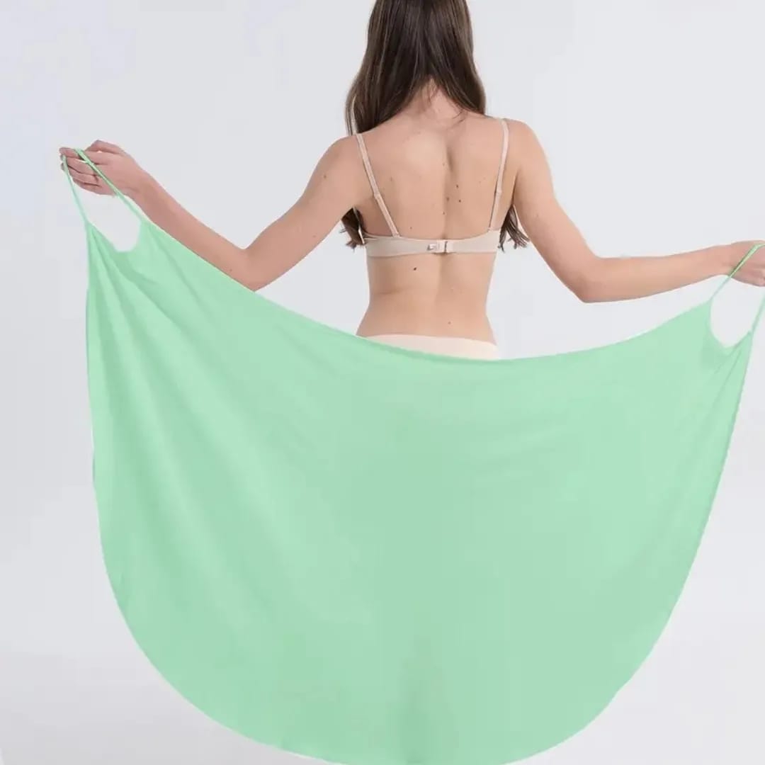 Salida de baño verde