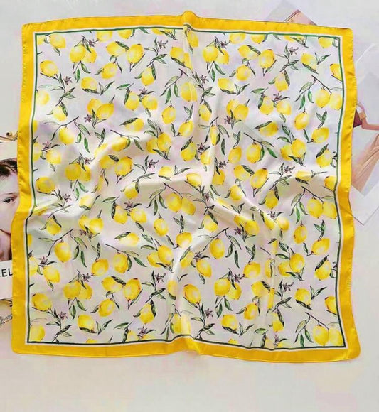 Pañuelo con print de limones