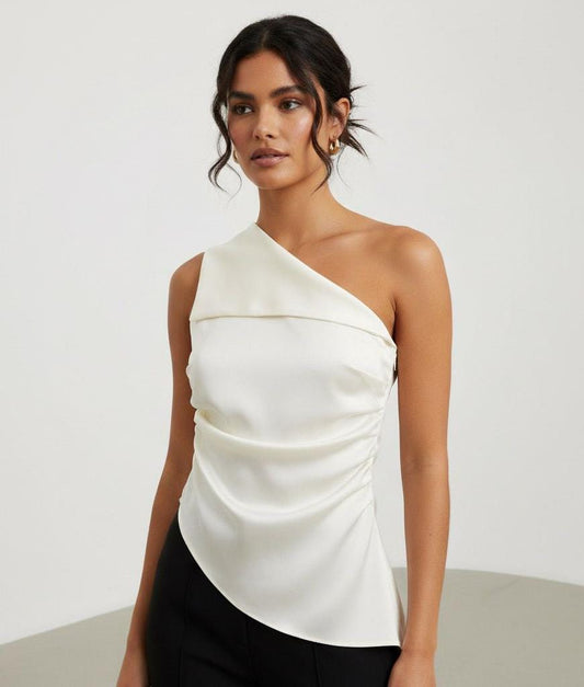 Top para mujer asimetrico elegante en tendencia