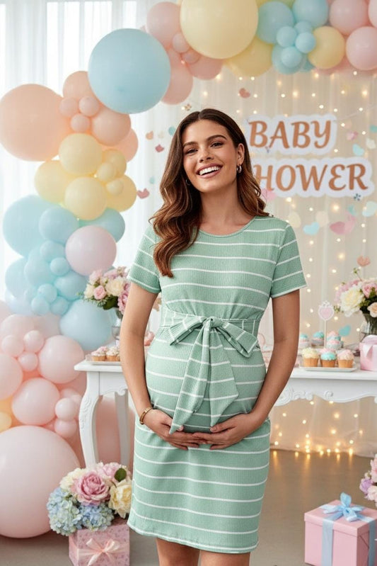 Vestido Maternidad Verde