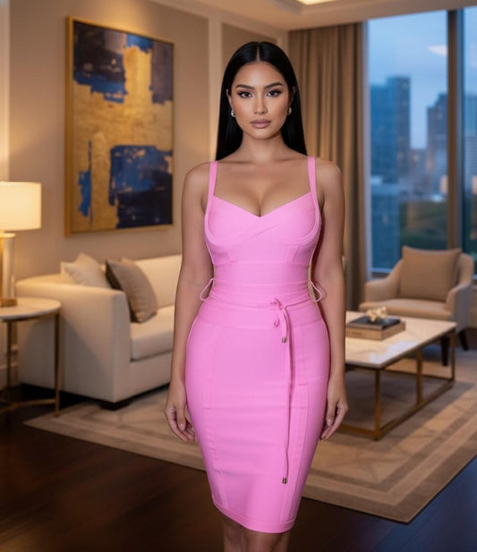 Vestido Rosa Bella Barnett