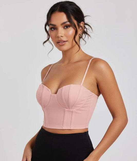 Top de tirantes Rosa