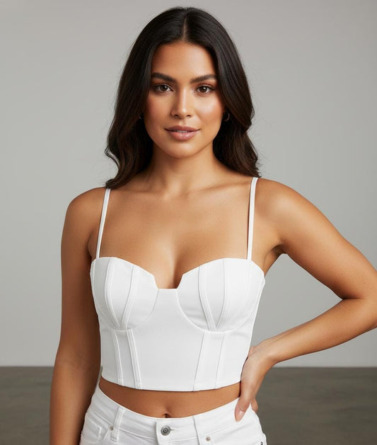 Top Sin Mangas Blanco