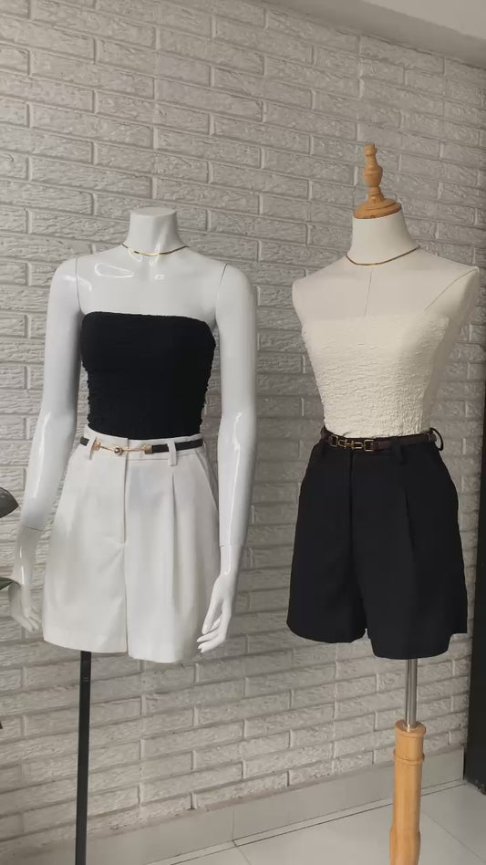 Top sin hombros para mujer en tendecia